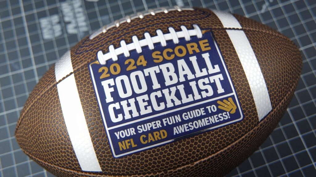 2024 Score Football Checklist