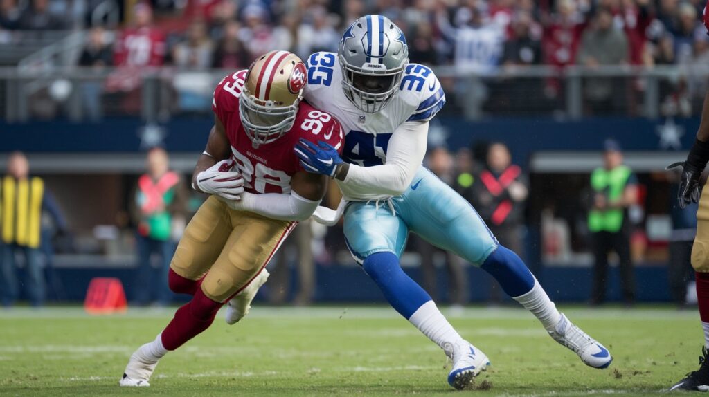 dallas cowboys vs 49ers match player stats