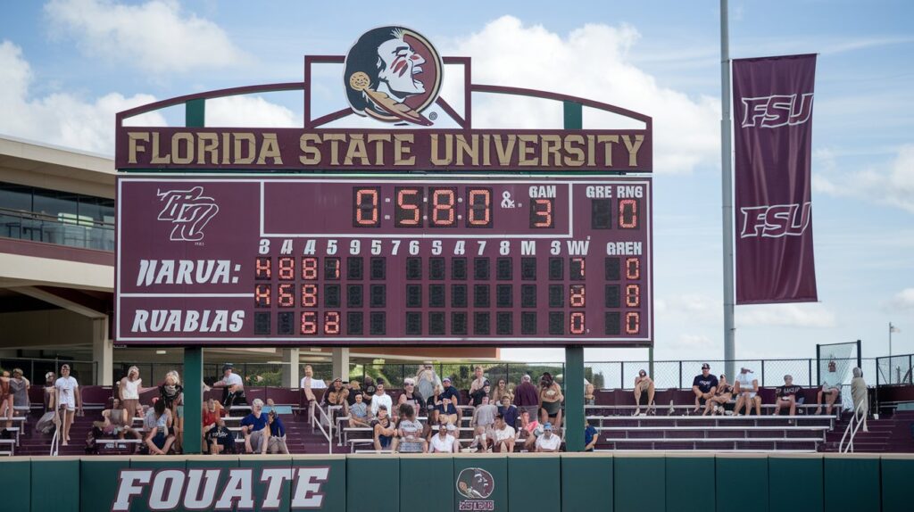 fsu softball score