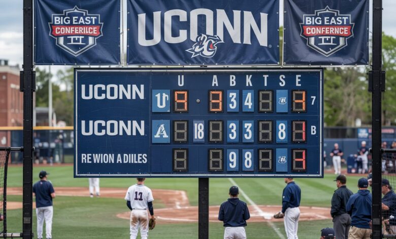 UConn Baseball Score