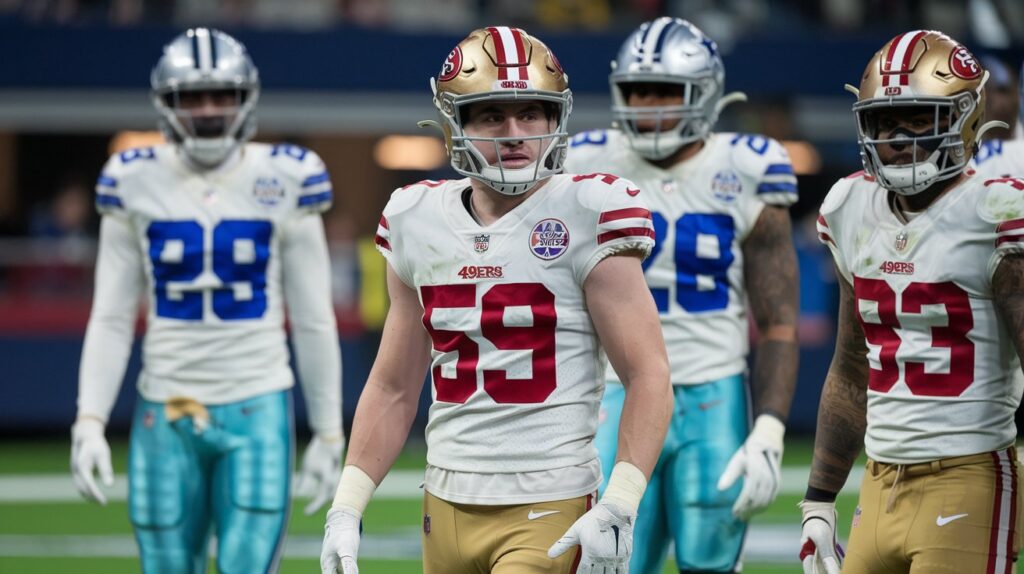 dallas cowboys vs 49ers match player stats