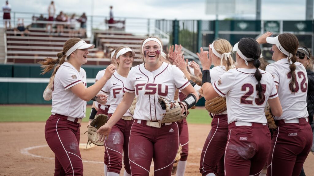 fsu softball score
