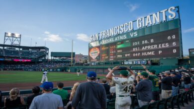 San Francisco Giants vs Oakland Athletics Match Player Stats