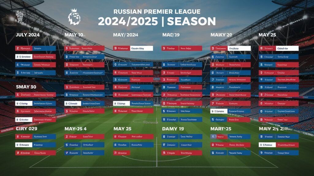 Russian Premier League Schedule