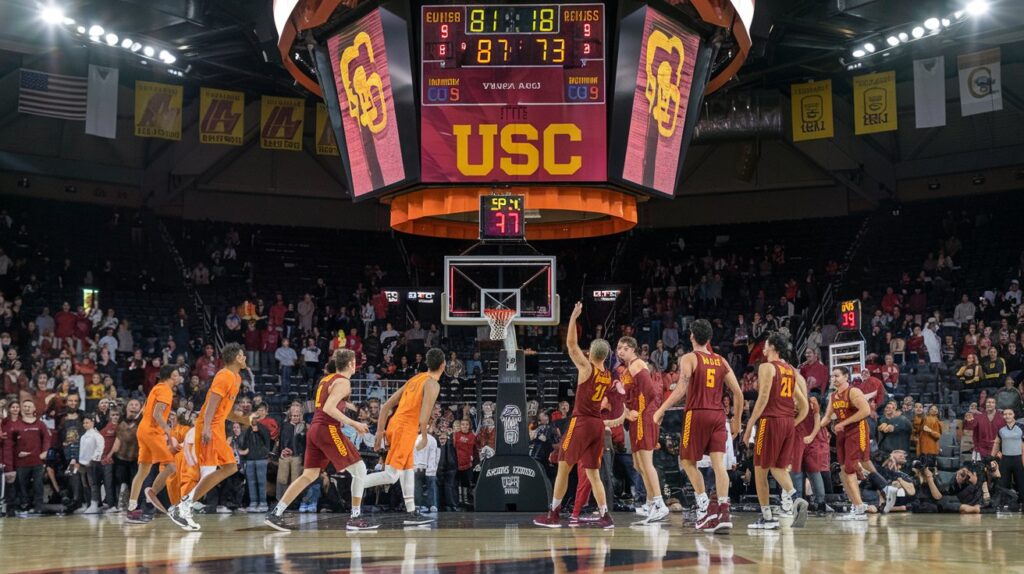 ASU Basketball vs USC Trojans Mens Basketball Match Player Stats