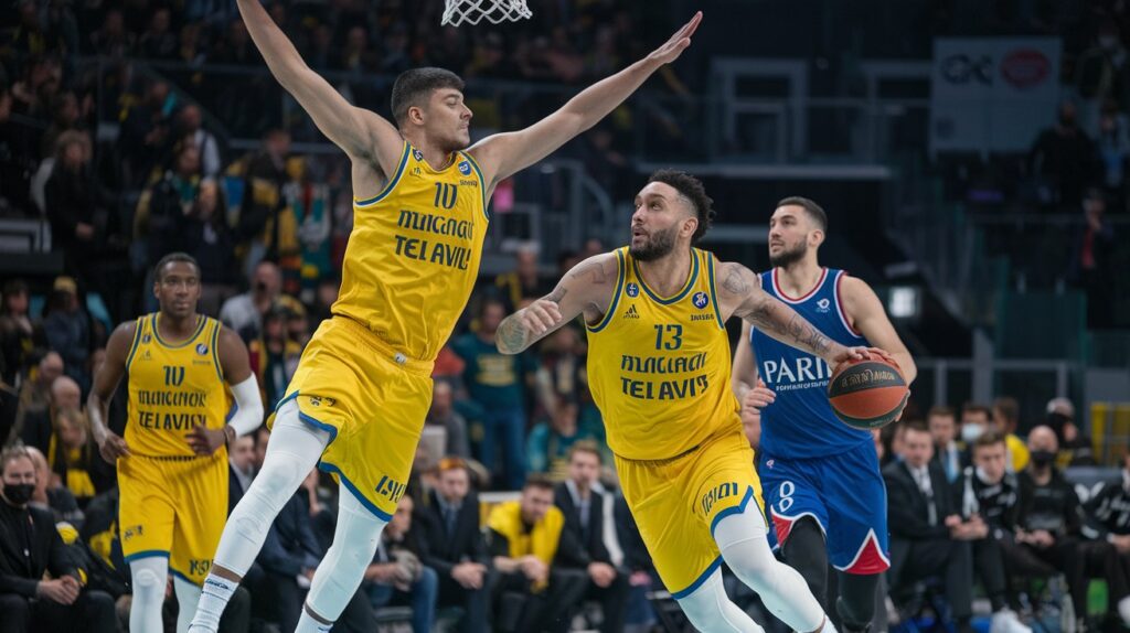Maccabi Tel Aviv B.C. vs. Paris Basketball Match Player Stats