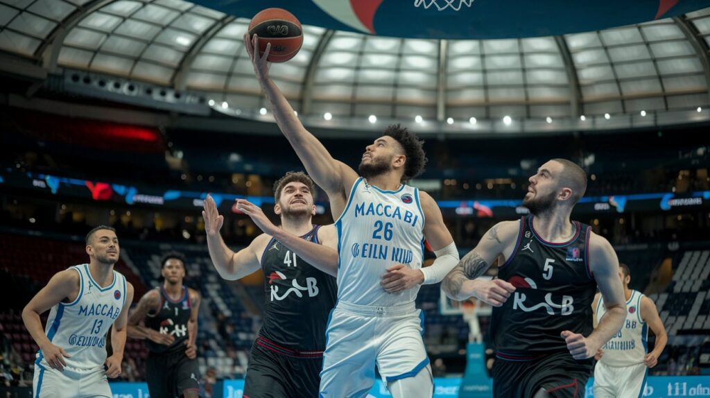 Maccabi Tel Aviv B.C. vs. Paris Basketball Match Player Stats