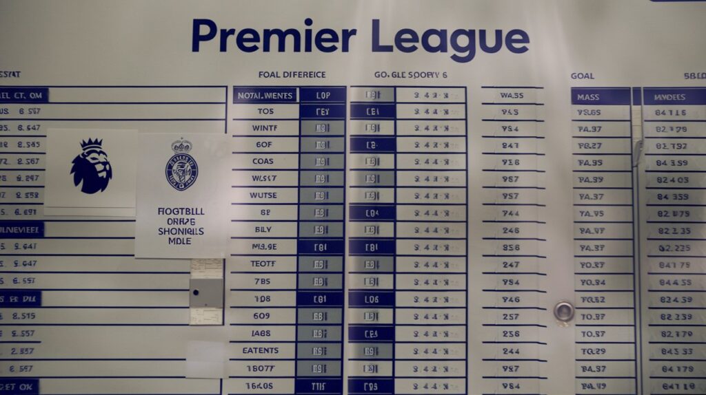 Tabla de Posiciones de la Premier League