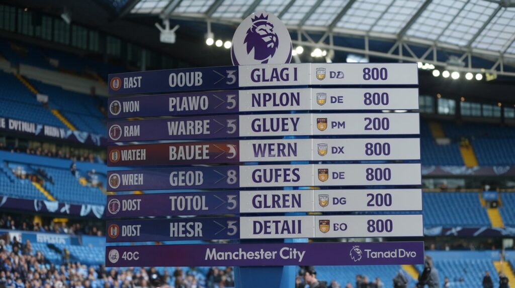 Tabla de Posiciones de la Premier League