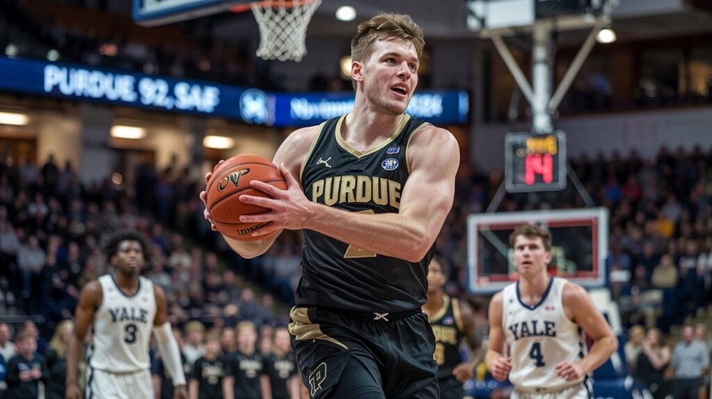 Yale Basketball vs. Purdue Boilermakers Men’s Basketball Match Player Stats
