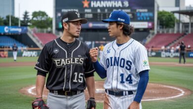 Hanwha Eagles vs NC Dinos Match Player Stats