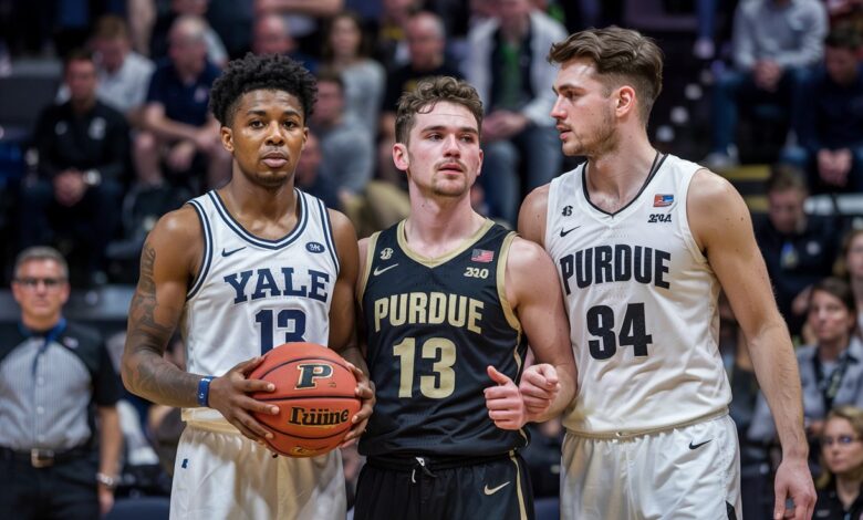 Yale Basketball vs. Purdue Boilermakers Men’s Basketball Match Player Stats
