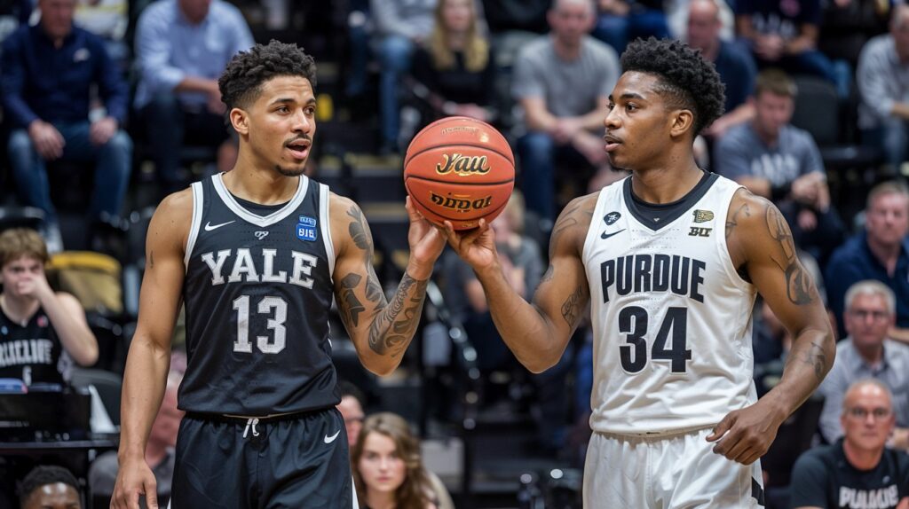 Yale Basketball vs. Purdue Boilermakers Men’s Basketball Match Player Stats