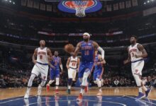 Detroit Pistons vs Knicks Match Player Stats