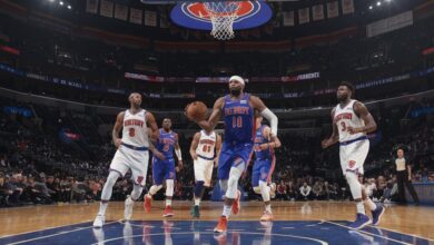 Detroit Pistons vs Knicks Match Player Stats