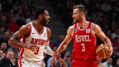 Olympiacos B.C. vs ASVEL Match Player Stats