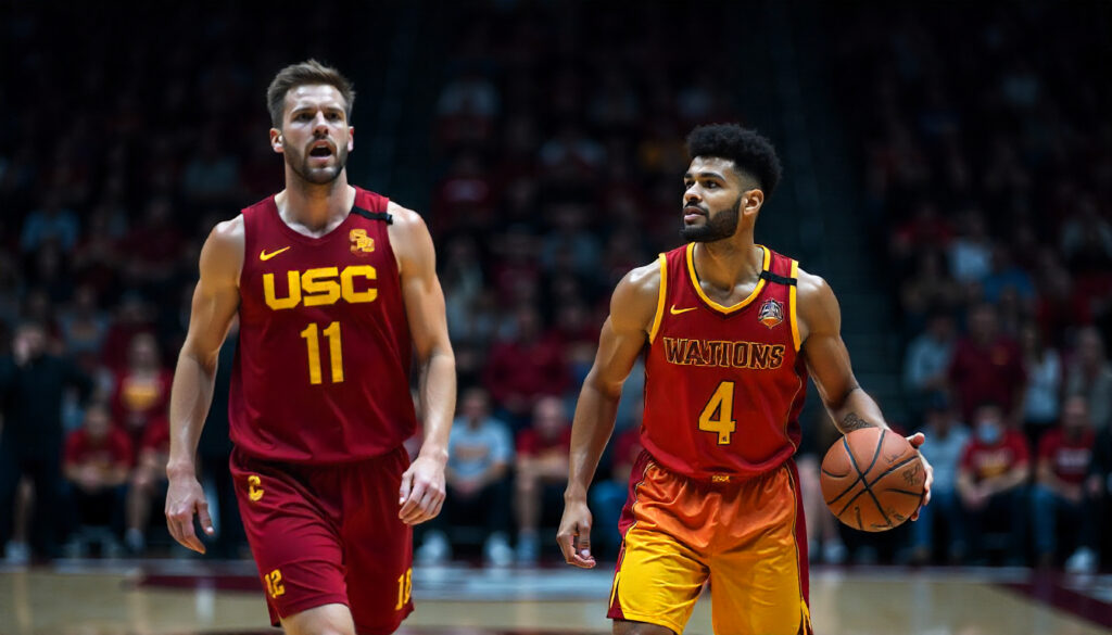 USC Trojans Men's Basketball vs ASU Basketball Match Player Stats