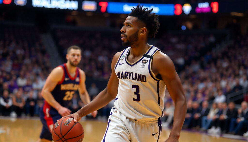 Washington Basketball vs Maryland Terrapins Mens Basketball Match Player Stats