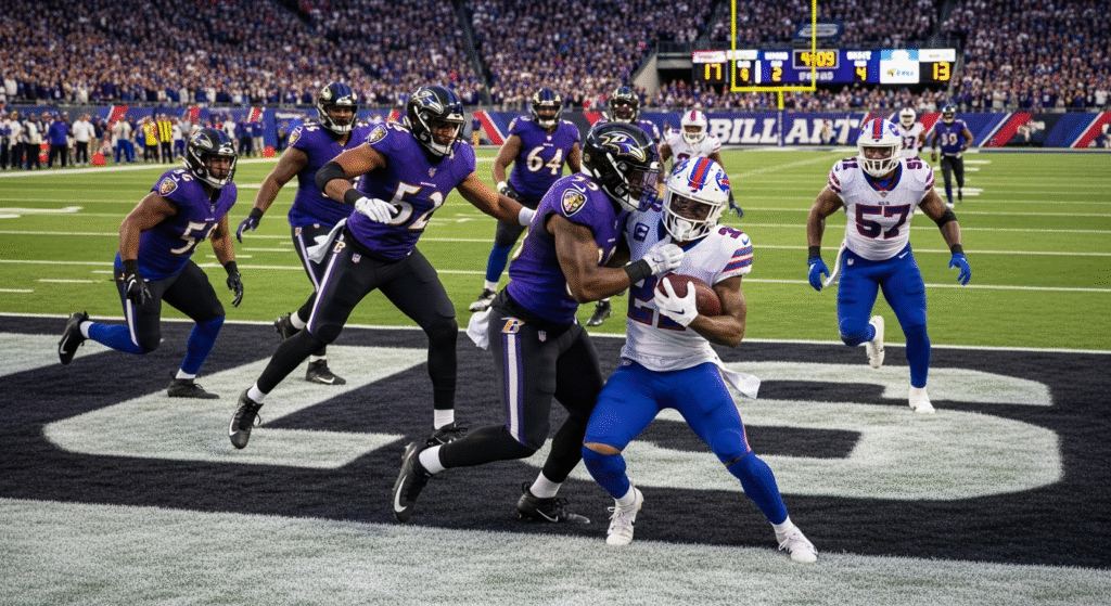 Baltimore Ravens vs Buffalo Bills Match Player Stats