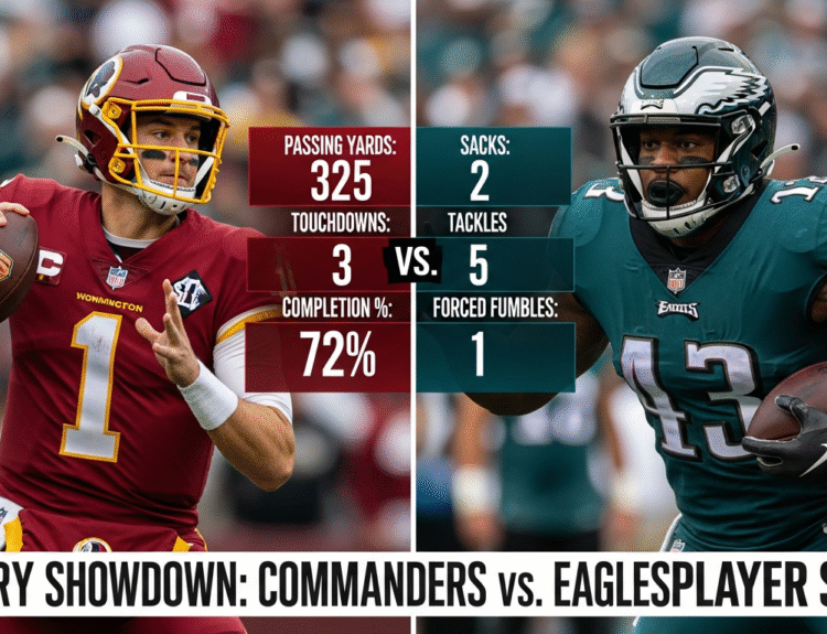 Washington Commanders vs Philadelphia Eagles Match Player Stats