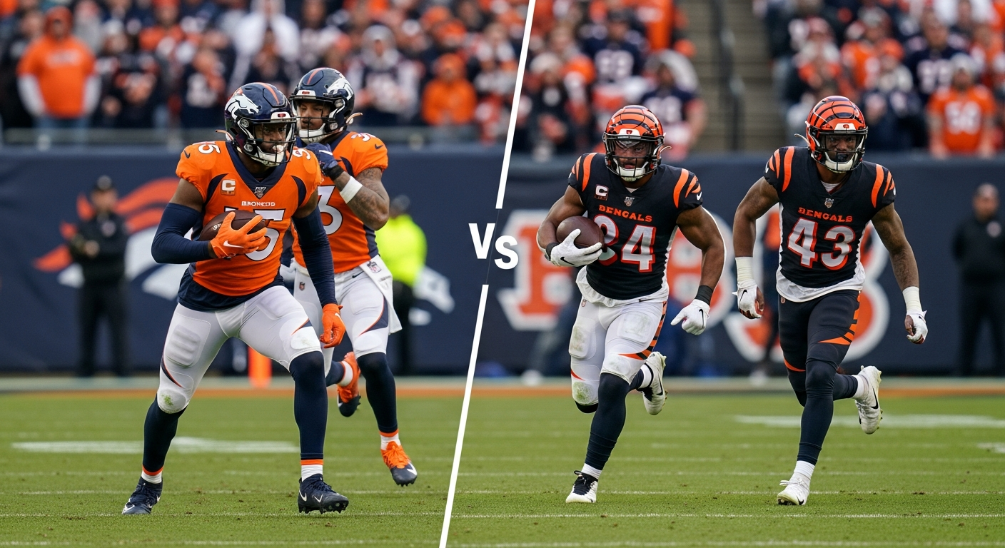 Denver Broncos vs Bengals Match Player Stats