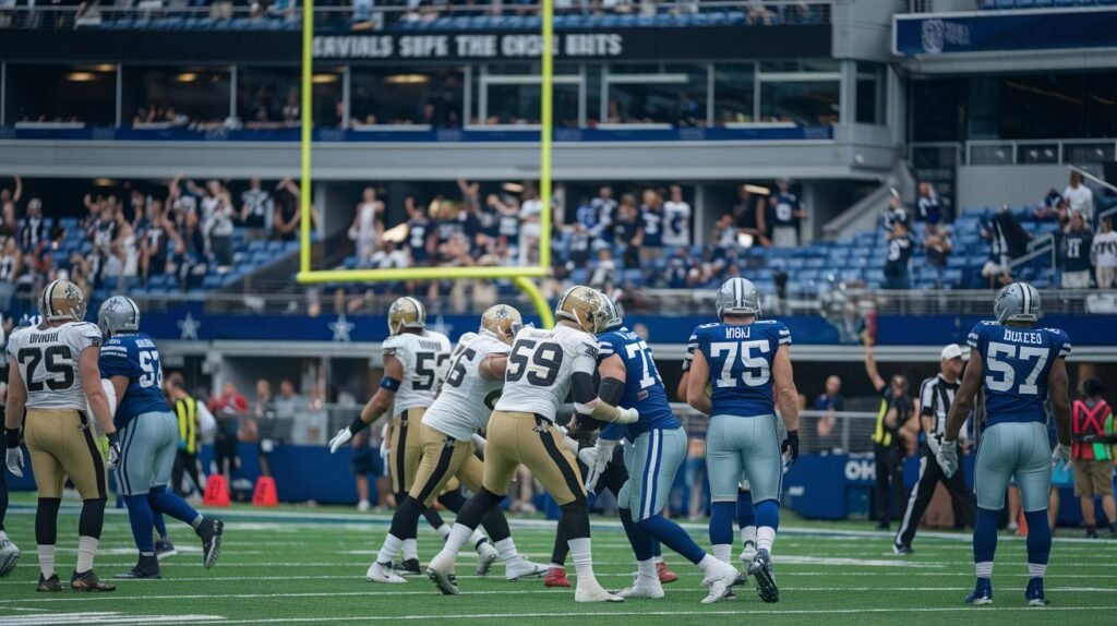 New Orleans Saints vs Dallas Cowboys Match Player Stats