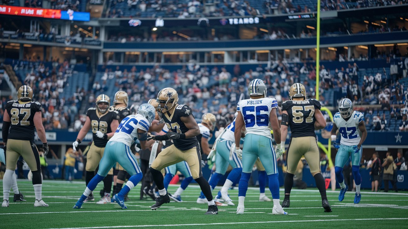 New Orleans Saints vs Dallas Cowboys Match Player Stats